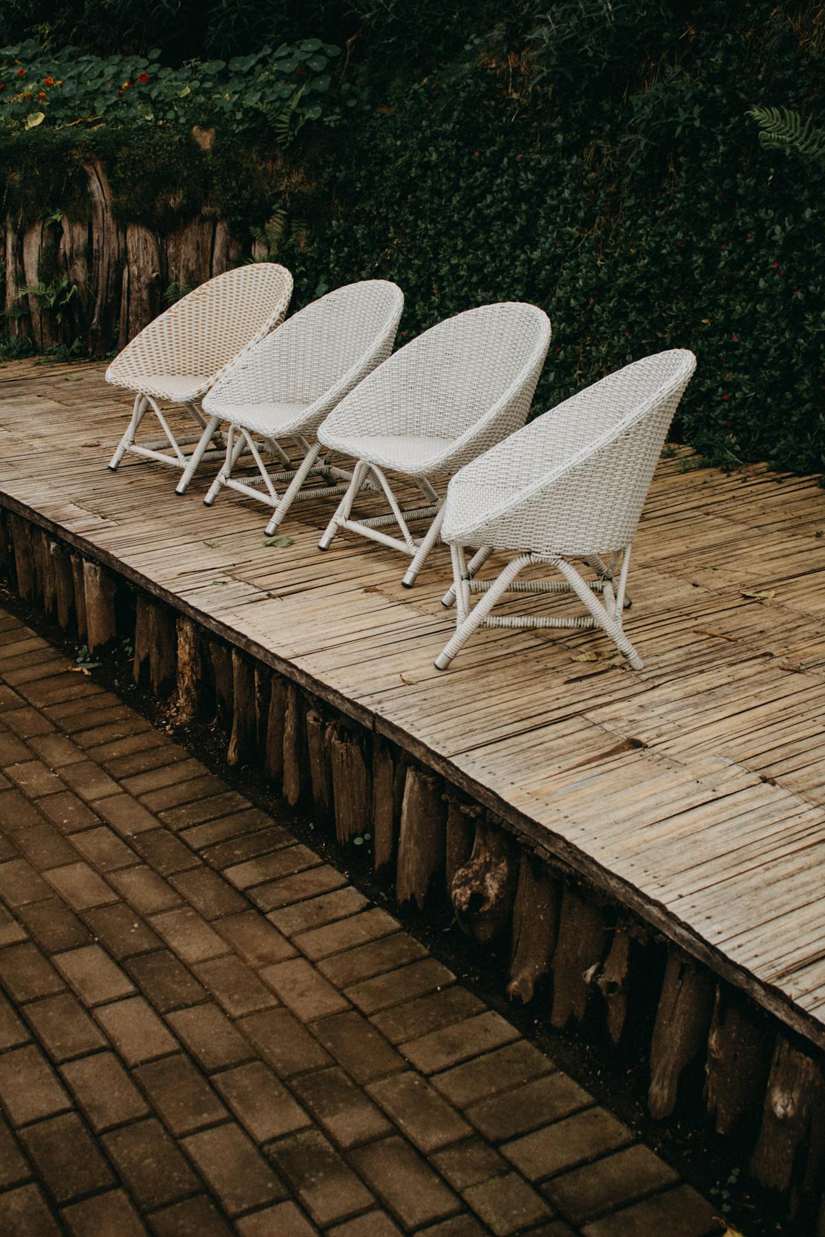 Composite deck with outdoor patio seating showing long-term outdoor living value